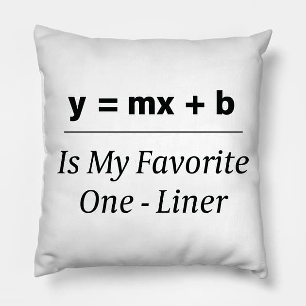 Math Pun One-Liner Pillow by ScienceCorner