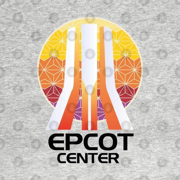 Discover Epcot Center Fountain - Epcot Center - T-Shirt