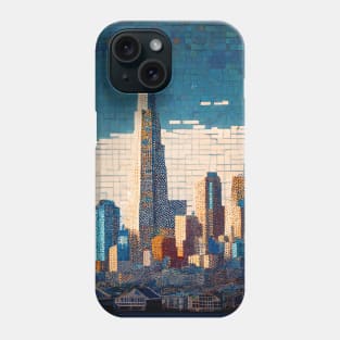 Mosaic San Francisco Skyline Square | San Fran Architecture | California Phone Case