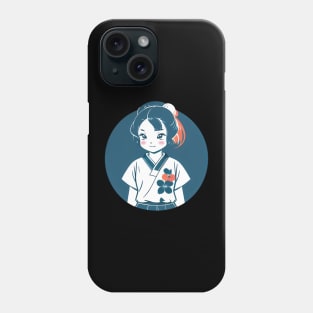 Happy Kawaii Japanese Girl Phone Case