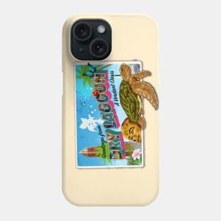 Dry Lagoon - Large Letter Postcard (3D) Phone Case