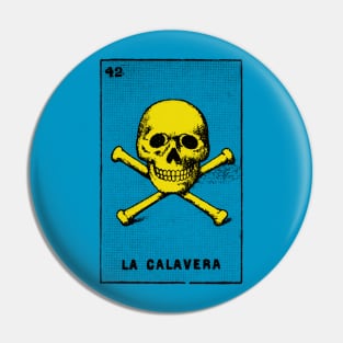 La Calavera ------ Mexican Skull Vintage Design Pin