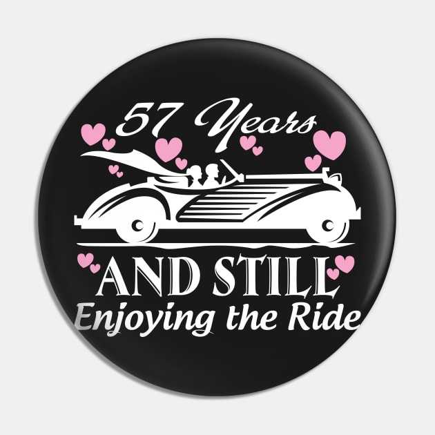 Anniversary Gift 57 years Wedding Marriage Pin by rigobertoterry