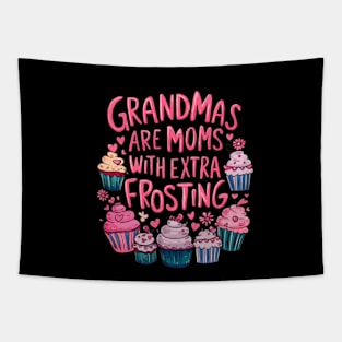 grandma is mom with extra frosting mothers day 2024 Tapestry