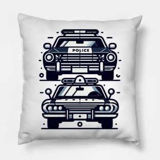 Police Car Pillow