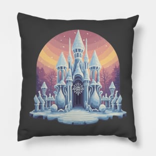 Frosty Fantasia Showcase,christmas,gift,holiday Pillow