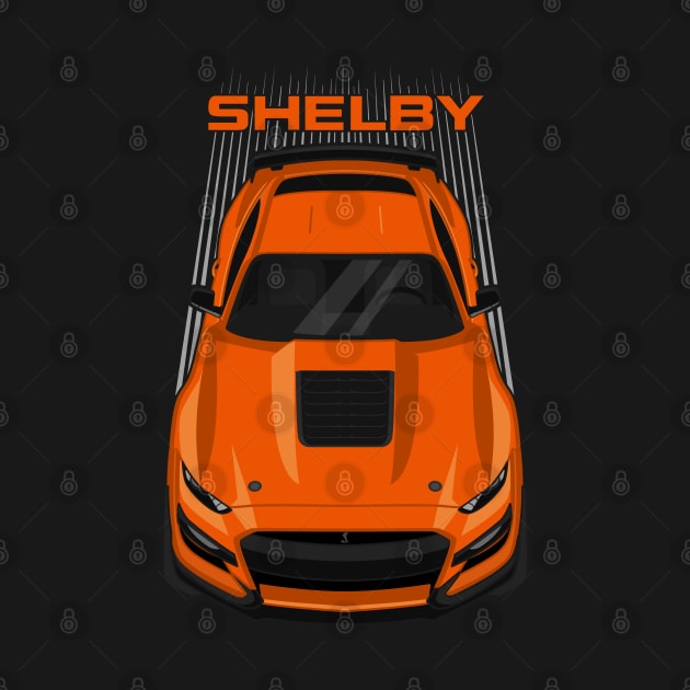 Ford Mustang Shelby GT500 2020-2021 - Twister Orange by V8social