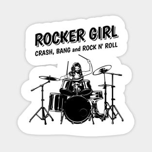 Crash, Bang and Rock n' Roll with Rocker Girl Magnet