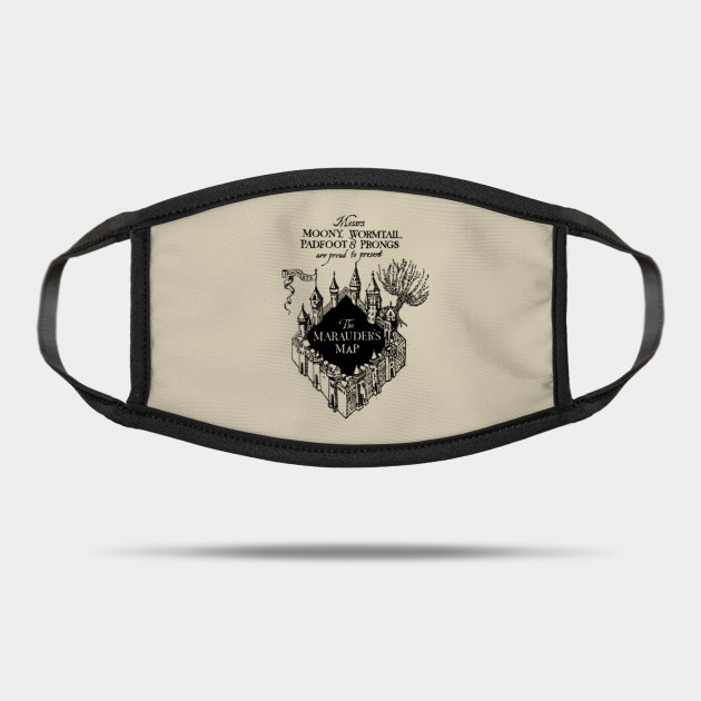 The Marauder S Map Harry Potter Mask Teepublic
