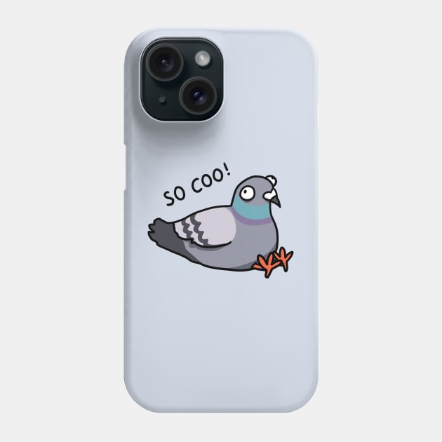 So coo pigeon Phone Case by Nikamii