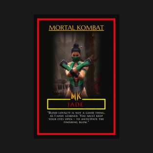 Jade Mortal Kombat (MK9) Characters - Poster,t-shirts and more. T-Shirt