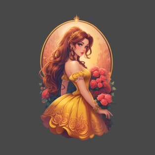 Belle Beauty and Roses T-Shirt