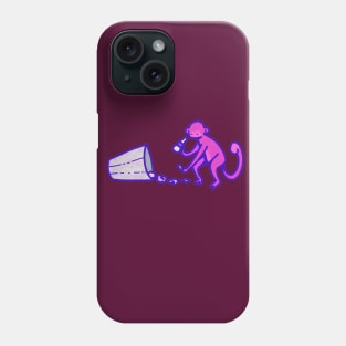 Monke business (purple no square) Phone Case