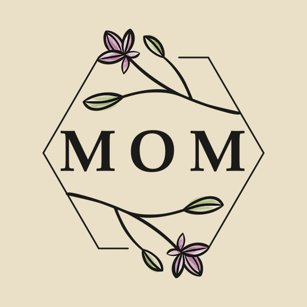 Geometric And Floral Art For Mom by LaarniGallery