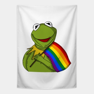 LGBT Pride Kermit Tapestry