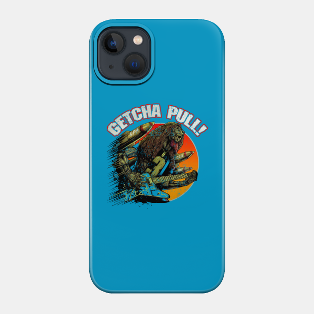 "GETCHA PULL" TEAL - Metal - Phone Case