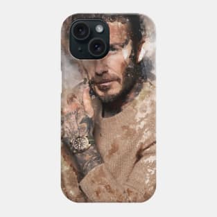 david beckham  Watercolour Painting Phone Case