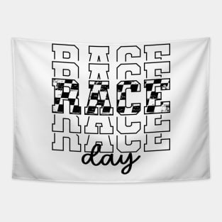 Racing Day  Race Lover Tapestry