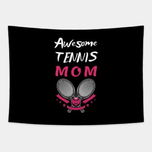 US Open Tennis Mom Racket and Ball Tapestry