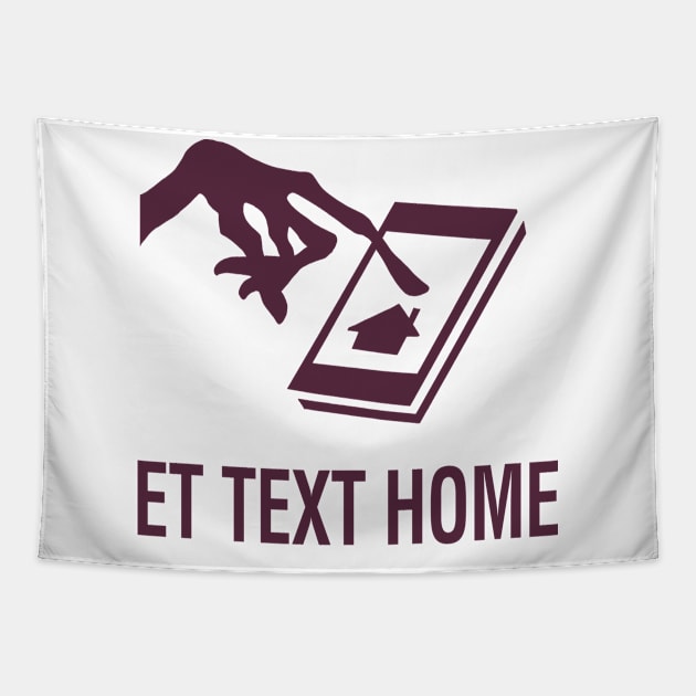 Text Home Tapestry by zerobriant