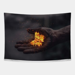 FLAME BUTTERFLY Tapestry