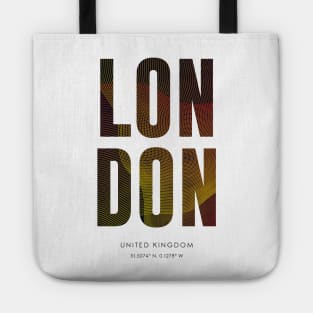 London City typography Tote