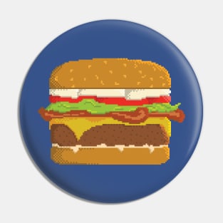 Pixel Burger Pin