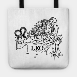 Leo 70's Style Zodiac Sign Tote