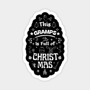 Jolly Gramps: Full of Christmas Cheer Magnet