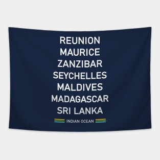 Mauritius Island Seychelles Maldives Zanzibar Tapestry