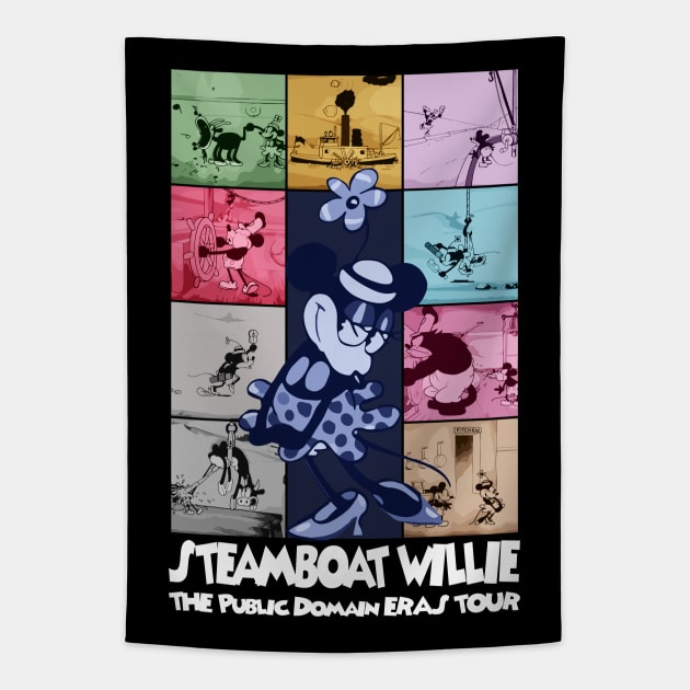 Steamboat Willie The Public Domain Eras Tour - 2 Tapestry by Megadorim