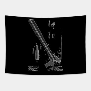 Hammer Vintage Patent Hand Drawing Tapestry