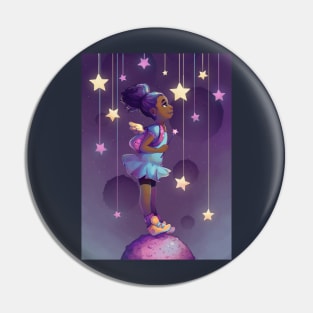 Reach for the Stars Pin