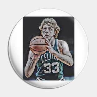 larry bird boston Pin