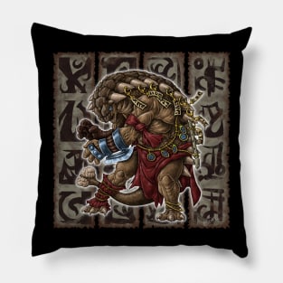 Ankylosaurus Monk Pillow