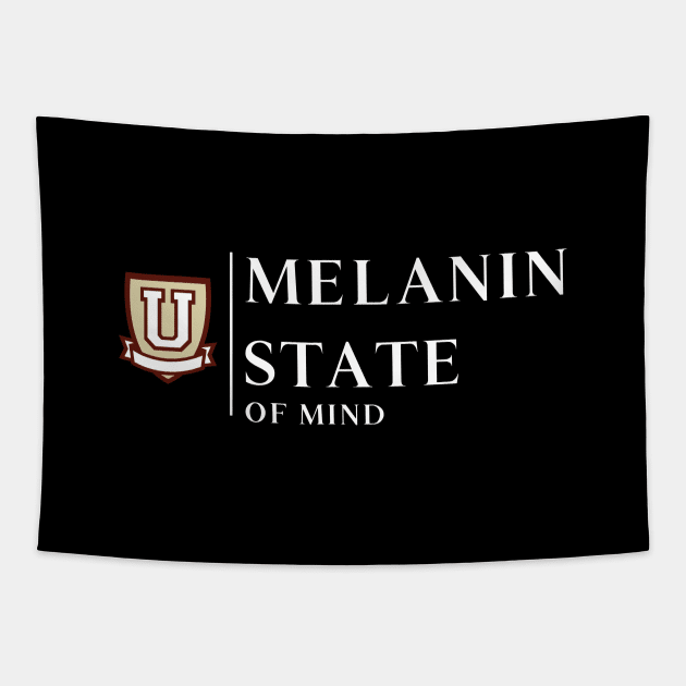 Melanin State of Mind Unapolagetic Black Girl Magic Tapestry by Pro Melanin Brand