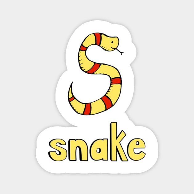 This is a SNAKE Magnet by roobixshoe