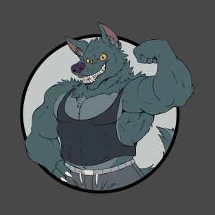 Gym Werewolf Male (no txt) T-Shirt