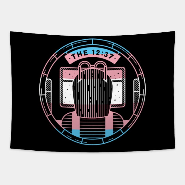 Pride Logo - Trans Flag Tapestry by the1237