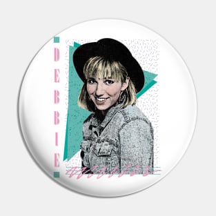 Debbie Gibson 80s Styled Aesthetic Design Pin