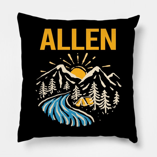 Nature Landscape Allen Pillow by rosenbaumquinton52