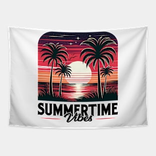 Summertime vibes - 80s Nostalgia Retro Tapestry