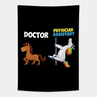 Unicorn Horse Doctor Physician Assistant Tapestry