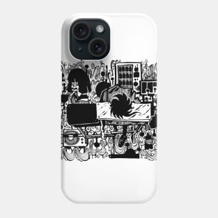 Abstract doodle art Phone Case