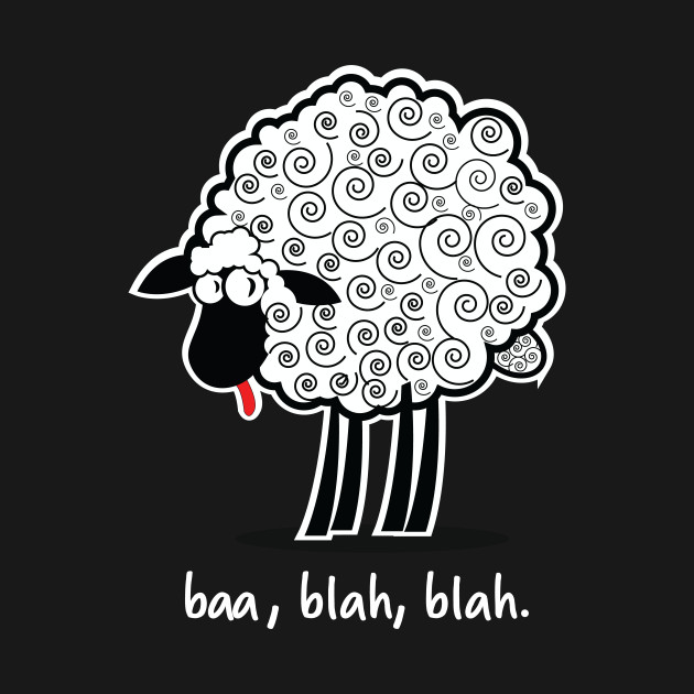 Discover Baa, Blah, Blah Sheep - Sheep - T-Shirt