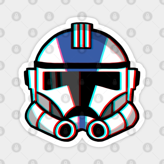 The 501st Helmet Magnet by treescantjump