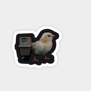 Baby chicken with GNK Power Droid Magnet