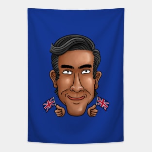 Rishi Sunak British Flag Tapestry