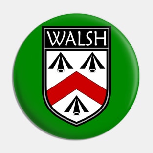 Irish Clan Crest - Walsh Pin