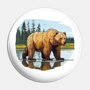 Bear Grazer Pin